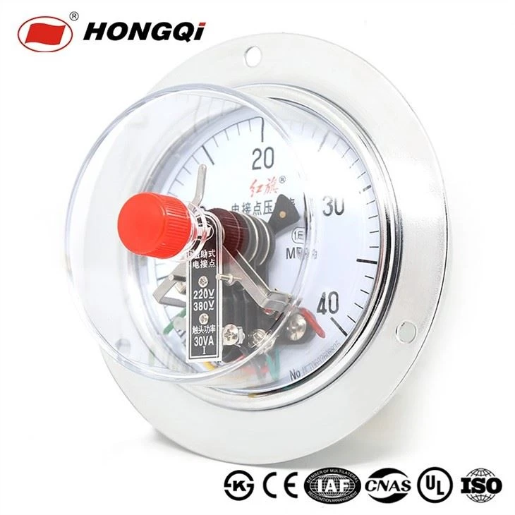 Electric contact pressure gauge with edge (4)