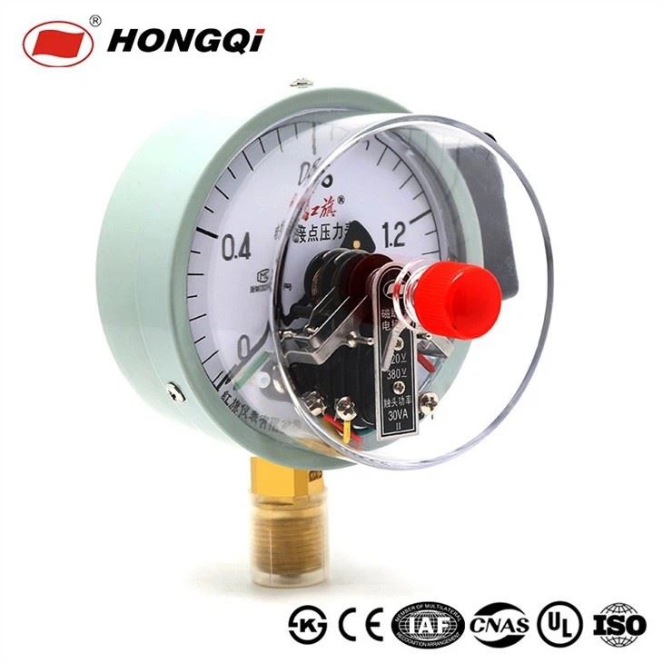 Electric Contact Bottom Stainless Steel Pressure Gauge