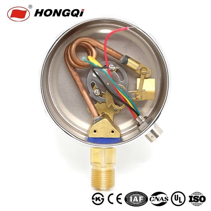 Hongqi Oil-filledr Ytnxc-100 Electric Contact Pressure Gauge